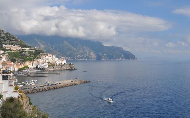 View of Amalfi Port