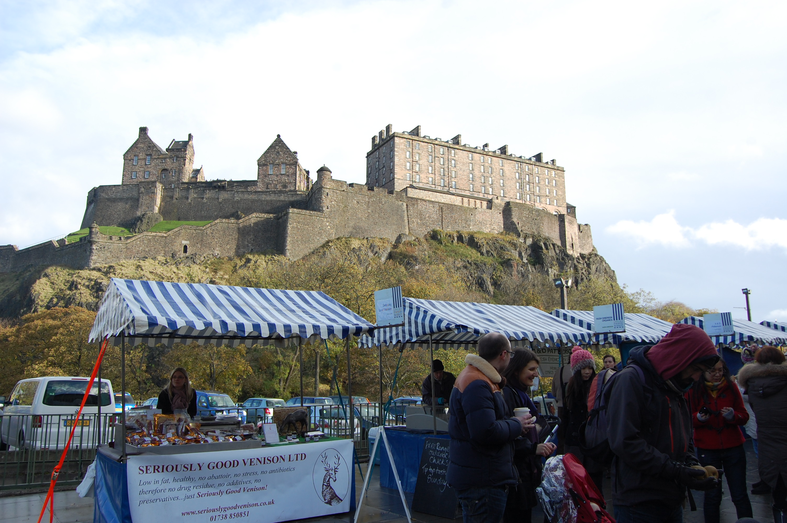 A weekend at the tents in Edinburgh. Credit: 