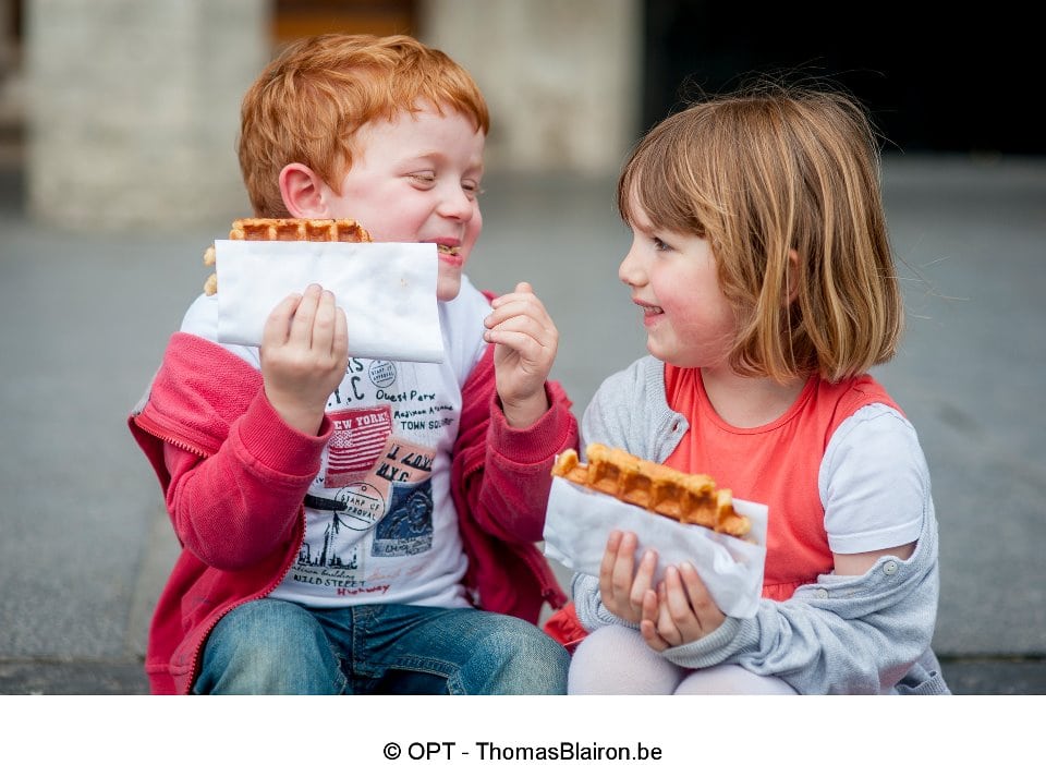 Locals and visitors of all ages adore Belgian waffles! Credit: OPT-ThomasBairon.be