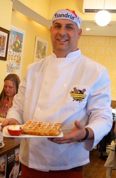The prized title of Best Belgian Waffle in NYC goes to Waffle & Dingus. Credit: OTPYM