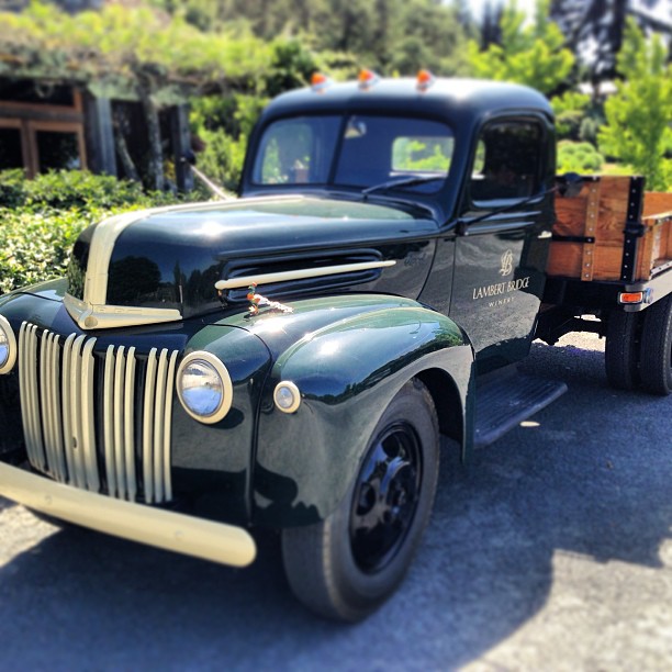 The rustic touches - like this old pick-up - make LBridge 