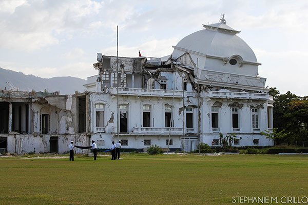 Haitian Orphanage- presidential palace