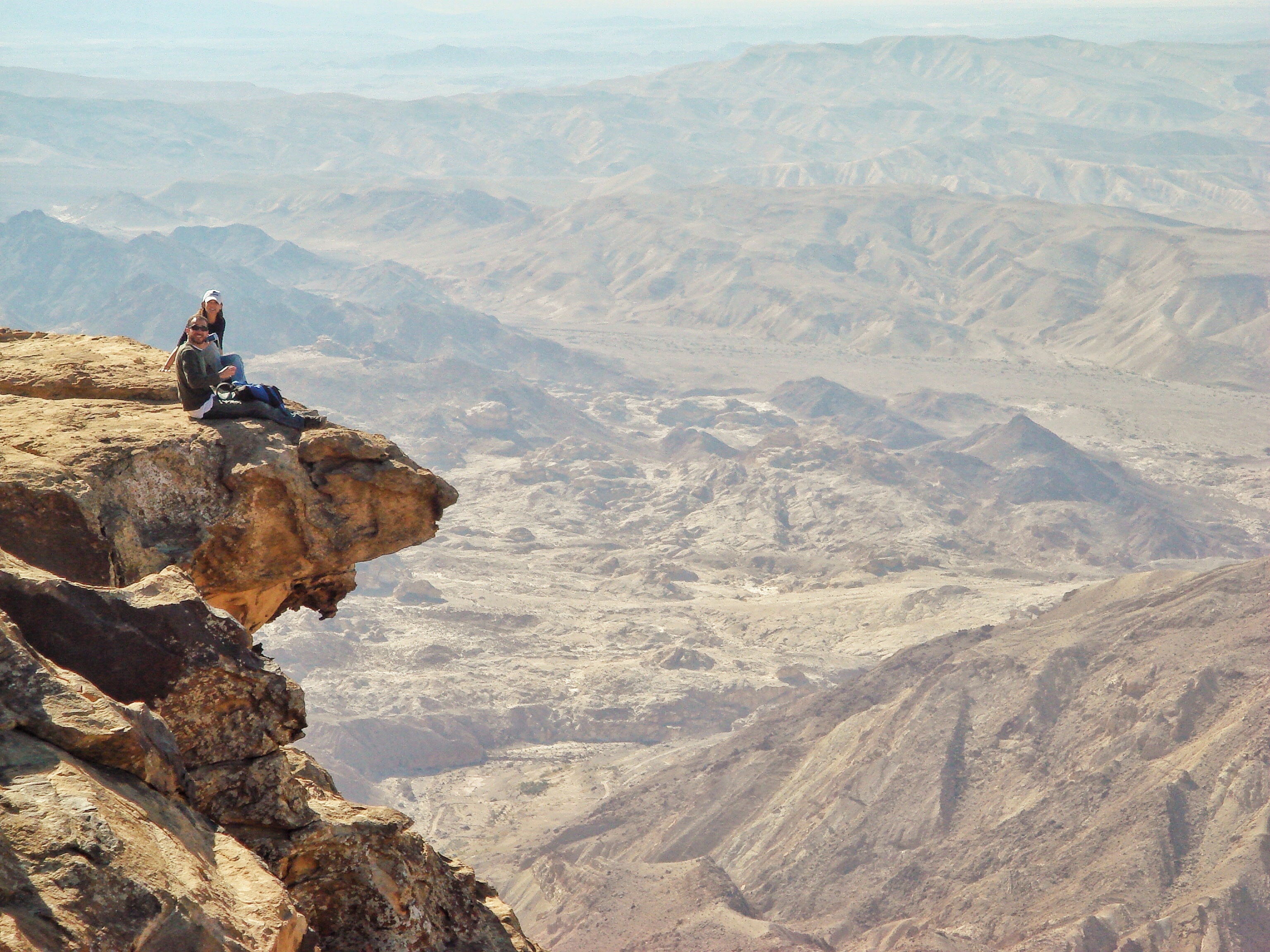 Hiking through Petra, Jordan, you can overlook the border of Jordan and Israel. Photo Credit: Jad Asfour.