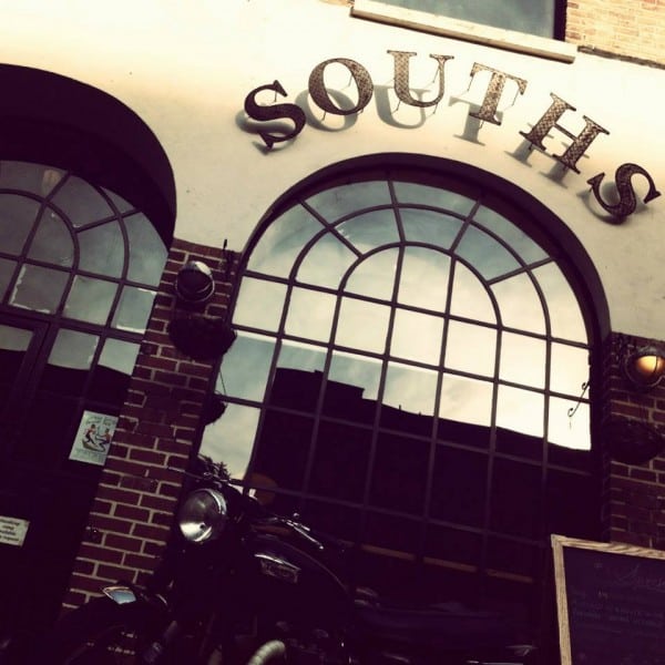 The sun sets on South's but closing time is nowhere in sight. Photo Credit: South's.
