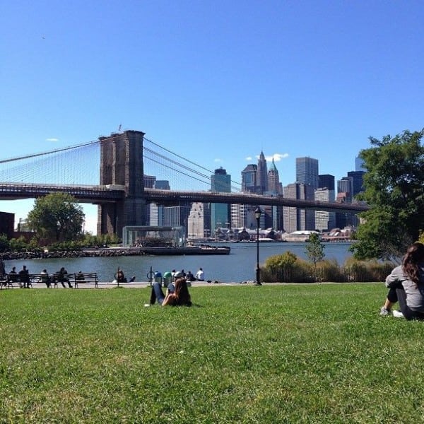 A prime spot for the fireworks off the Brooklyn Bridge. Photo Credit: Nikki Pepper.